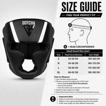 GotchaKart Boxing Headguard for Sparring, MMA, Muay Thai & Kickboxing Headgear