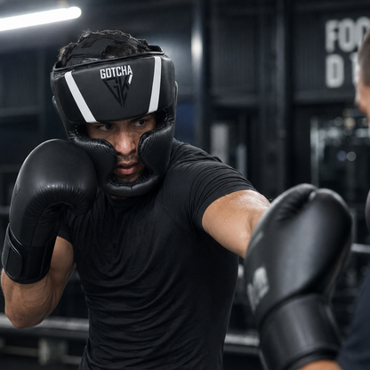 GotchaKart Boxing Headguard for Sparring, MMA, Muay Thai & Kickboxing Headgear