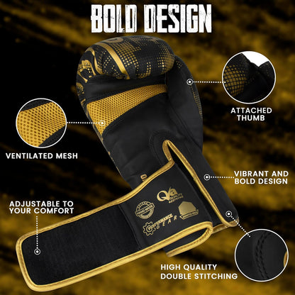 Premium Boxing Gloves for MMA, Fitness and Training - Men & Women