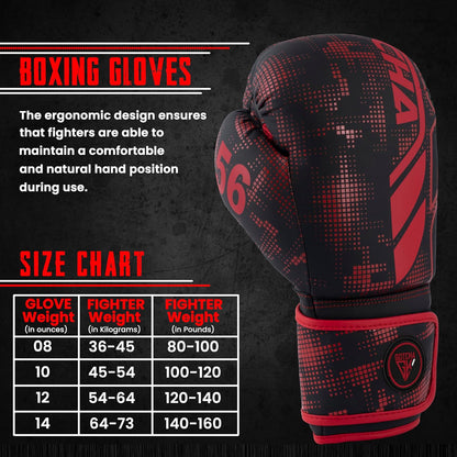 Premium Boxing Gloves for MMA, Fitness and Training - Men & Women