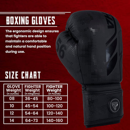 Premium Boxing Gloves for MMA, Fitness and Training - Men & Women