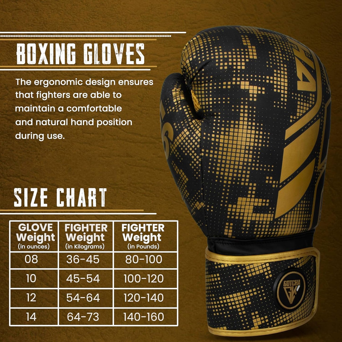 Premium Boxing Gloves for MMA, Fitness and Training - Men & Women