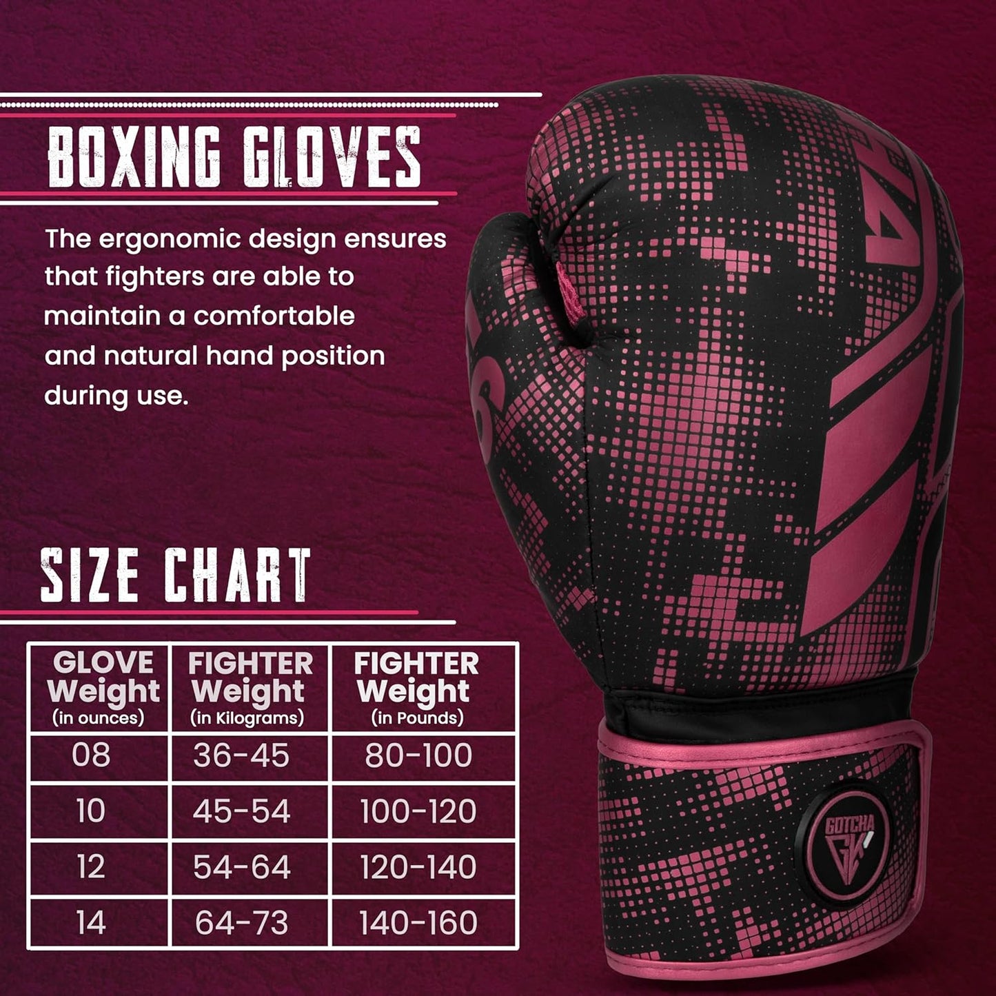 Premium Boxing Gloves for MMA, Fitness and Training - Men & Women